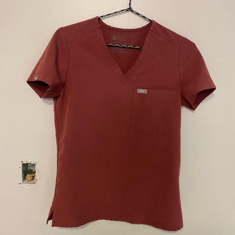 Figs LIMITED EDITION XXS Catarina one pocket in dark cherry